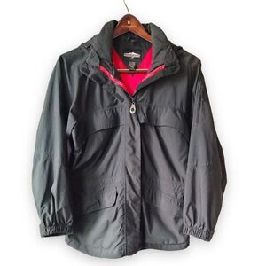 White Sierra LARGE Sierra Tek Performance Black Lightweight Unisex Ski Jacket